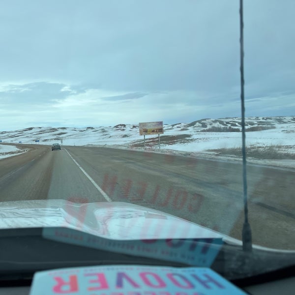 Photo taken at Wyoming/Montana Border by Christian O. on 12/27/2022
