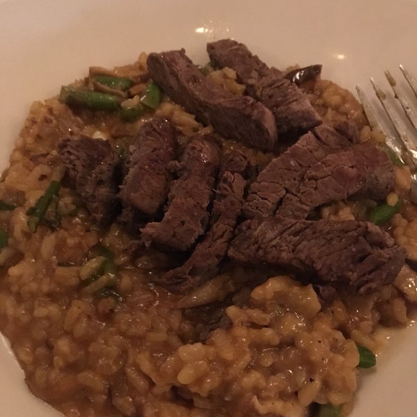 Went in with great expectations but too dim light,main entree took ages to come & ended up finding a fruit fly in my risotto.manager was kind enough to remove it from the bill.Better luck next time