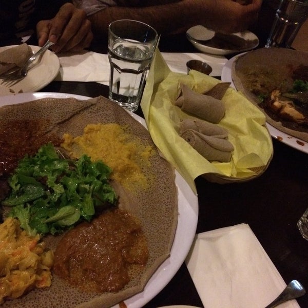 Photo taken at Walia Ethiopian Cuisine by Roman D. on 9/26/2015