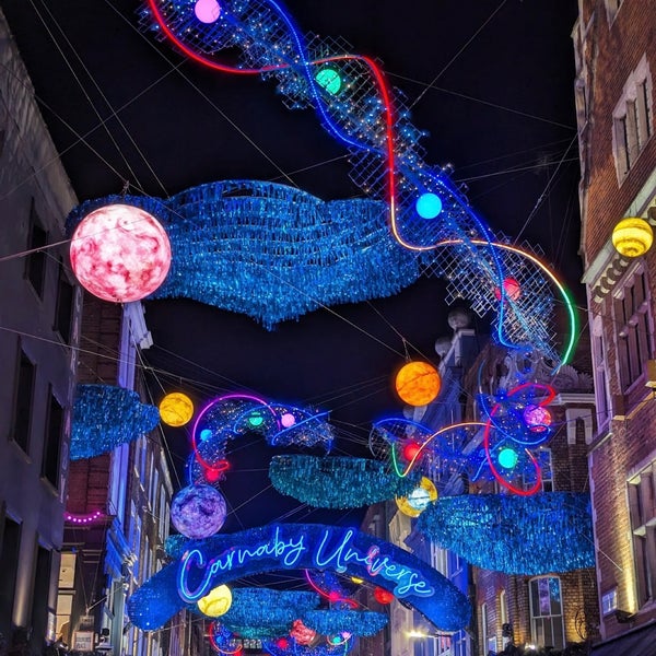 Photo taken at Carnaby Street by 𝔹 on 12/13/2023