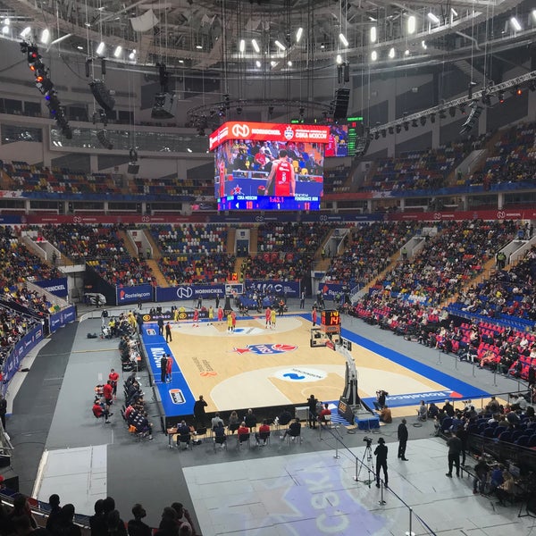 Photo taken at Megasport Arena by Dmitry L. on 1/22/2021