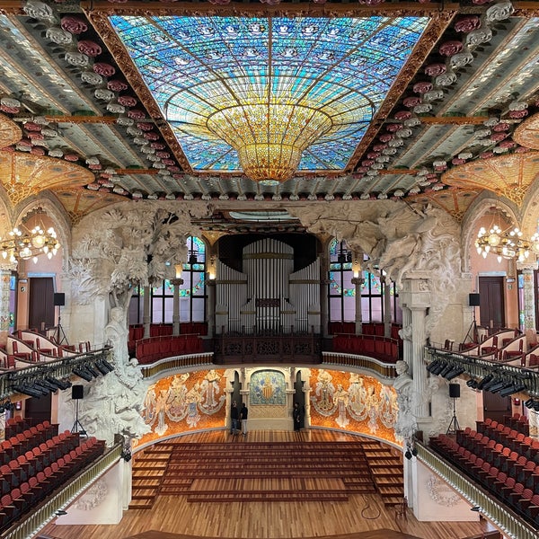 Das Foto wurde bei Palau de la Música Catalana von Katherine P. am 4/26/2023 aufgenommen