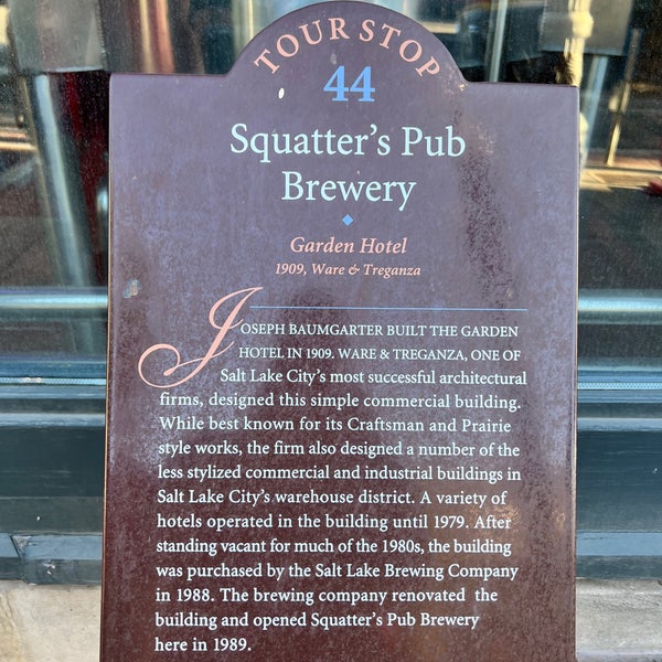 Foto scattata a Squatters Pub Brewery da Ric N. il 9/22/2022