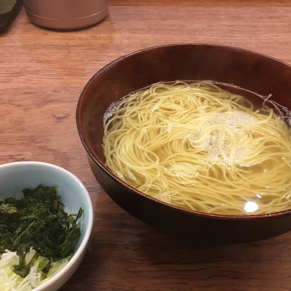 次での写真 澄まし麺 ふくぼく 閉業 神楽坂のラーメン屋