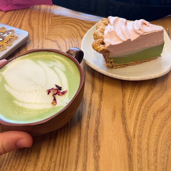 The matcha cream pie is one of the best desserts I have ever had!
