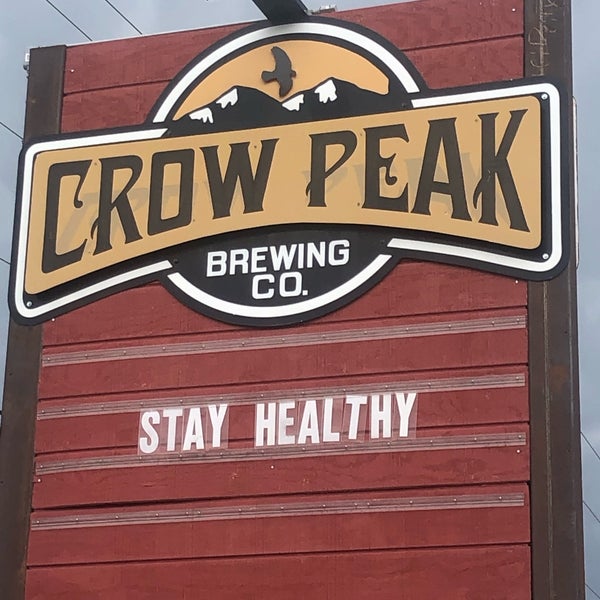 Photo taken at Crow Peak Brewing Company by Mike W. on 5/23/2020