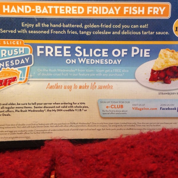 Pie Rush Wednesday - free slice (of pie)