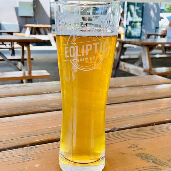 Photo taken at Ecliptic Brewing by Steve A. on 8/7/2022
