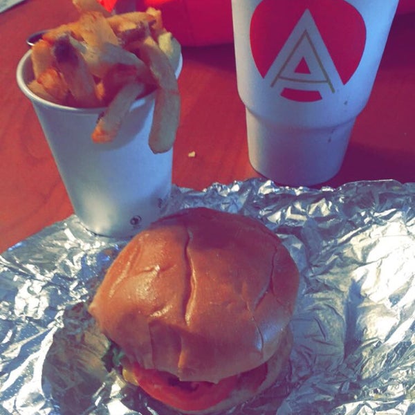 Atomic burger, reg. fries & a lrg. drink for 13. Maybe it's a little pricy but regardless, I don't judge on price when it comes to fabulous service, a filling burger & perfectly seasoned fries.