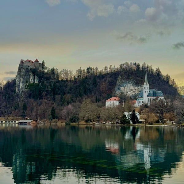 Photo taken at Bled Castle by Jason O. on 2/2/2024