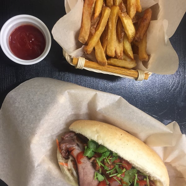 Amazing Banh Mi sendwich.Try "original" one😊. Fries were good.I was just dissapointed with selection od drinks-they had only beer and still water.
