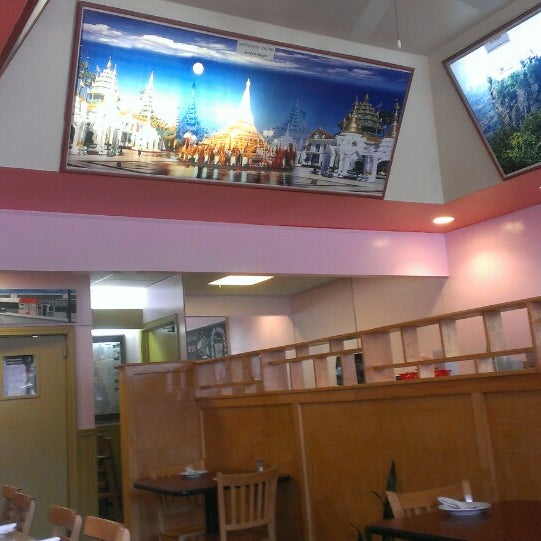 Photo taken at YoMa Burmese Restaurant by Mik V. on 12/2/2013