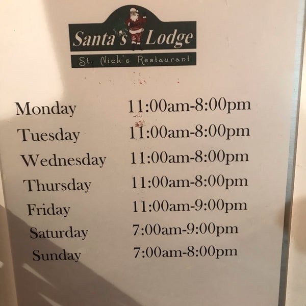 We are in restaurant nick