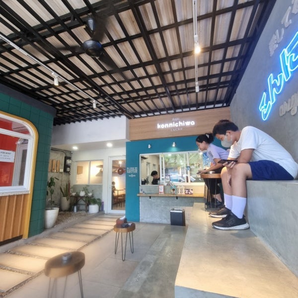 Konnichiwa Kelapa Kopyor Coffee Shop in Kelapa Gading