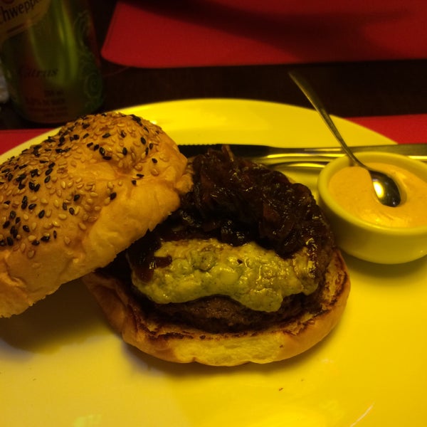 Photo taken at Meatpacking NY Prime Burgers by Caroline S. on 3/1/2016