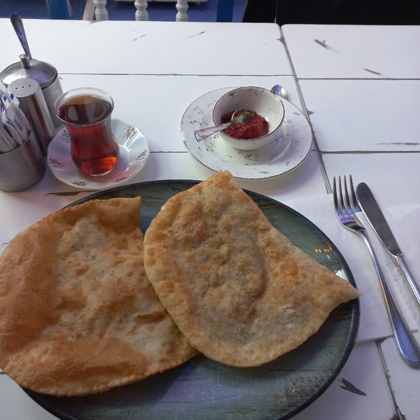 Photo taken at Bodrum Mantı&amp;Cafe by Gülçin Ç. on 3/2/2023