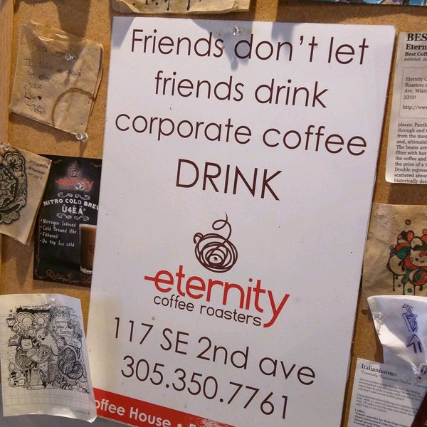 Foto scattata a Eternity Coffee Roasters da Terrence il 2/11/2017