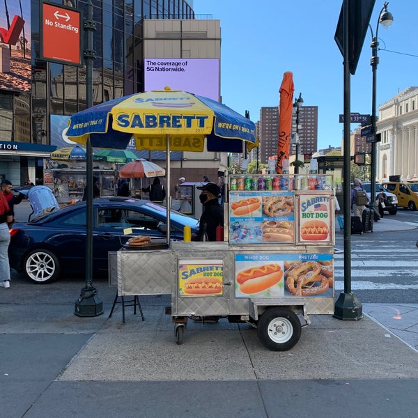 Sabrett Hot Dog Stand Chelsea ニューヨーク Ny