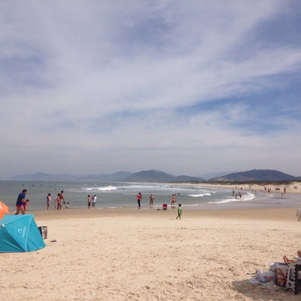 Photo taken at Praia da Joaquina by Tatiane C. on 8/28/2016
