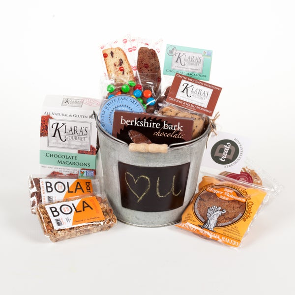Have a student away at school?  Want to give a treat that is special and send a special message – think of our boodle pail. Send them some love from the Berkshire's!