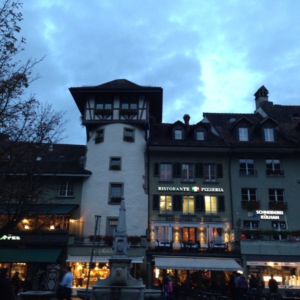 Photo taken at Waisenhausplatz by Lorena on 10/25/2014
