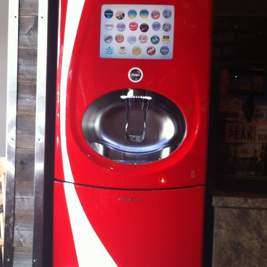 Soda machine is awesome. Never seen one like it before