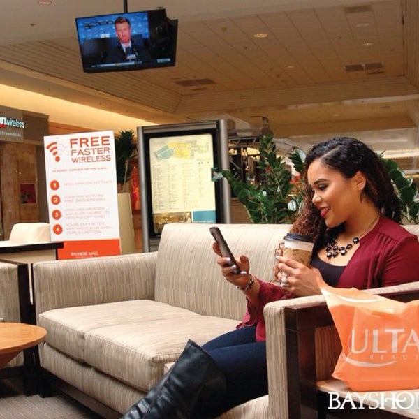 Visit the Ulta Salon and don't forget to pick up the latest ad for great savings.  Enjoy a shopping break in our soft seating with a snack from one of our many food vendors, plus free WiFi:)  <3