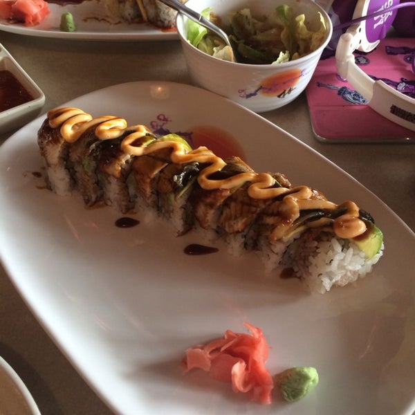 Dragon Roll is in point. Seafood fried rice is tasty as well.
