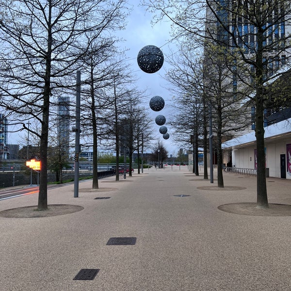 Photo taken at Queen Elizabeth Olympic Park by Aj 🚀 on 4/14/2023