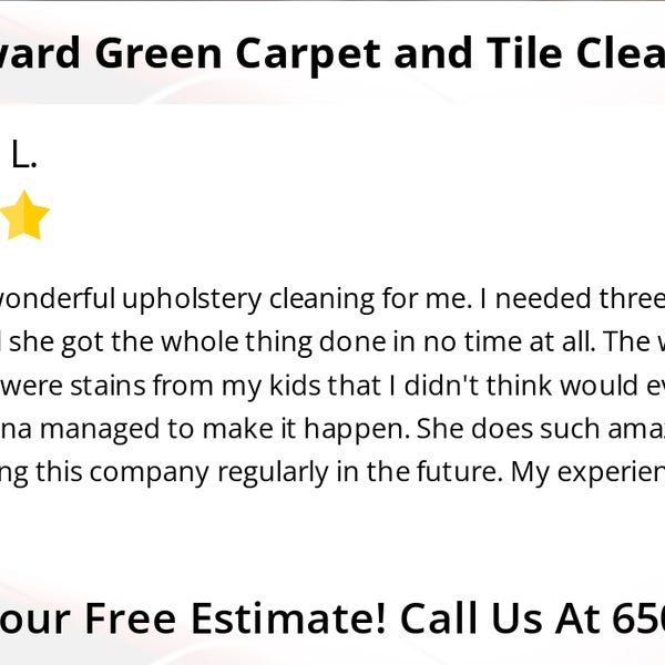 Forward Green Carpet and Tile Cleaning San Mateo, CA
