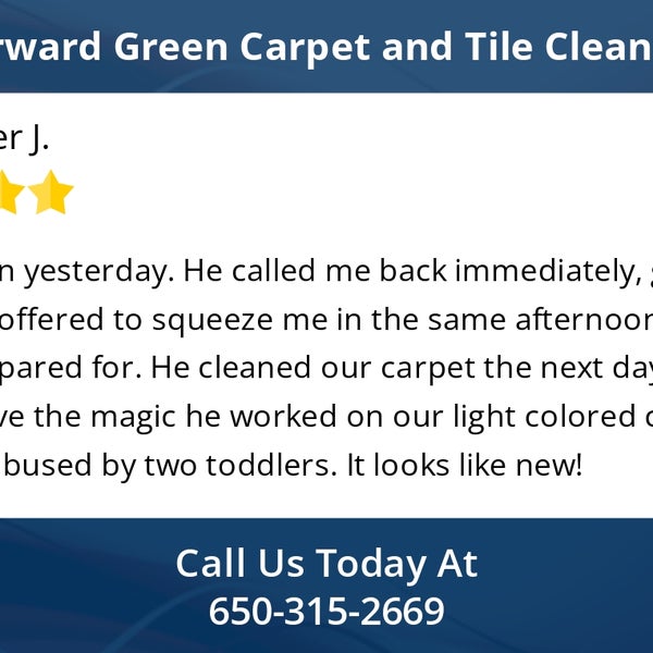 Forward Green Carpet and Tile Cleaning San Mateo, CA