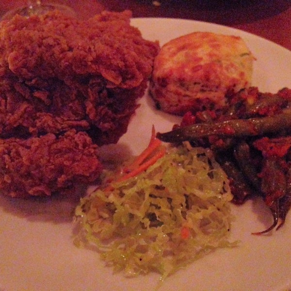 The fried chicken was awesome. It was my favorite dish of the meal.