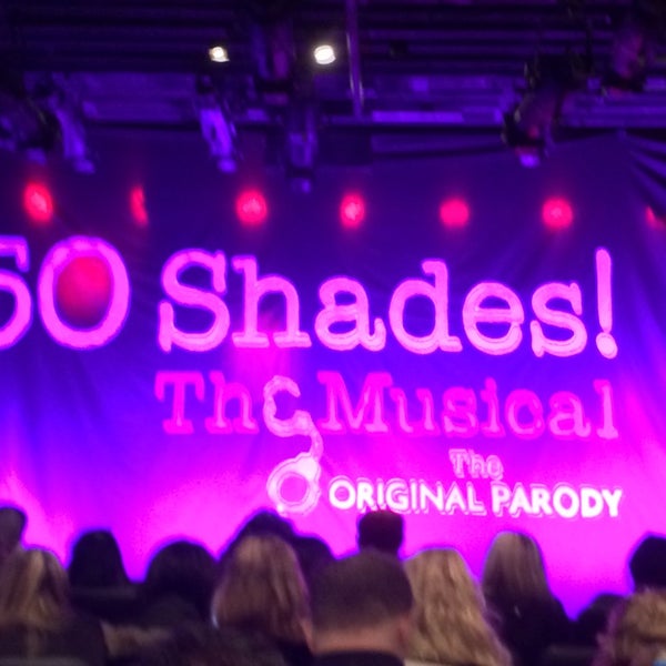 Check-in  at 50 Shades! The Musical and get $5 off of purchases of $50 or more at our merchandise stand at the theater. Show your check in to the sales person and receive your discount today.