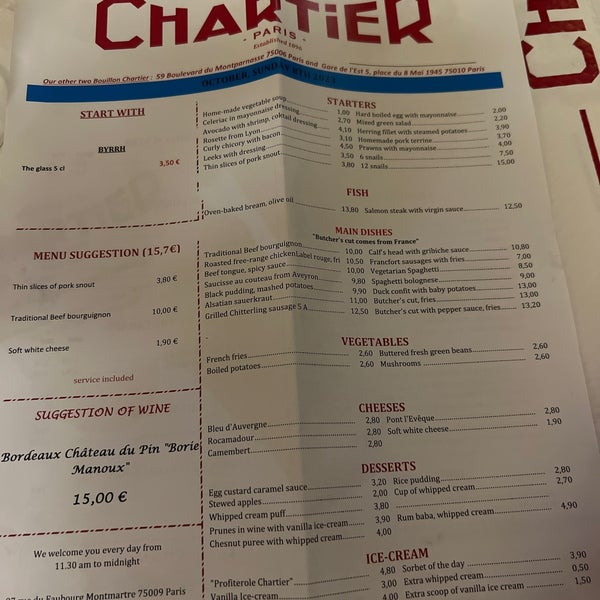 Bouillon Chartier FaubourgMontmartre Paris, ÎledeFrance