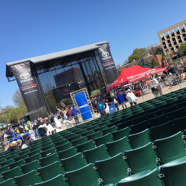 Photo taken at Red Hat Amphitheater by Sarah Z. on 4/8/2018