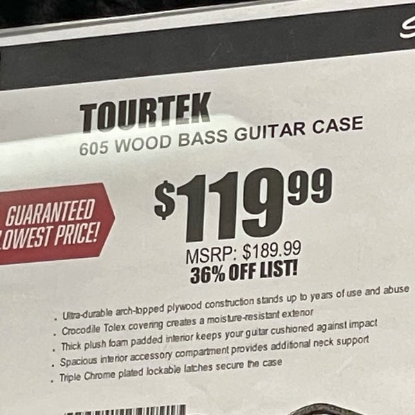 Sam ash guitar case deals