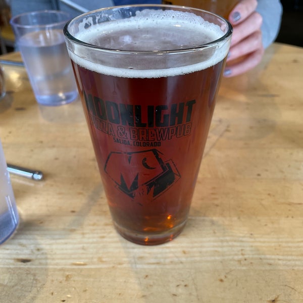 Photo taken at Moonlight Pizza &amp; Brewpub by Michael F. on 6/27/2021