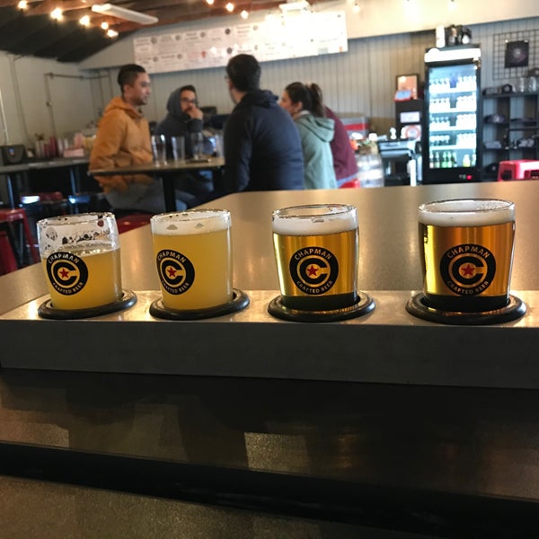 Photo taken at Chapman Crafted Beer by Michael F. on 11/29/2019
