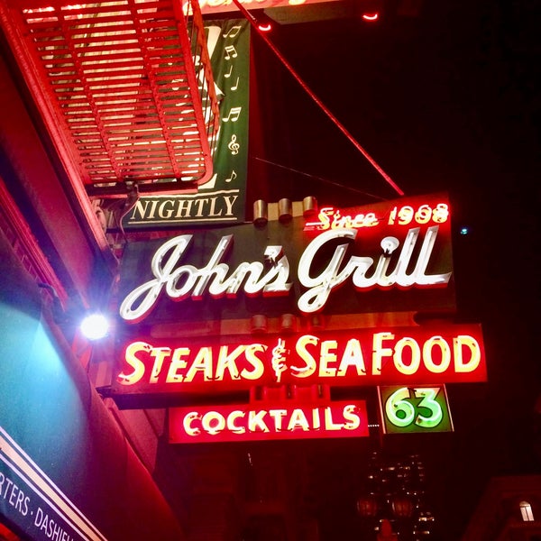 Photo taken at John&#39;s Grill by James Bond 0. on 10/14/2023