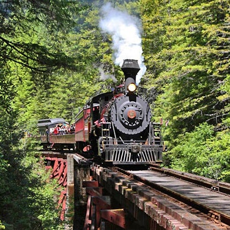 Photo taken at The Skunk Train by Buford B. on 8/21/2018