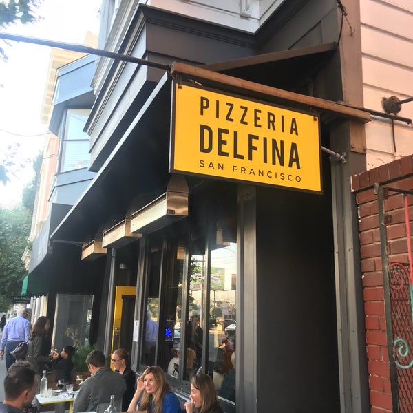 Photo taken at Pizzeria Delfina by Kimberly H. on 8/4/2018