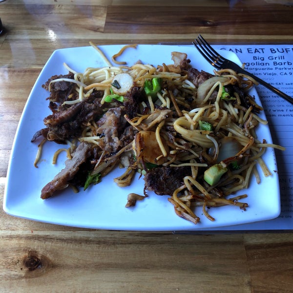 Big grill top mongolian bbq