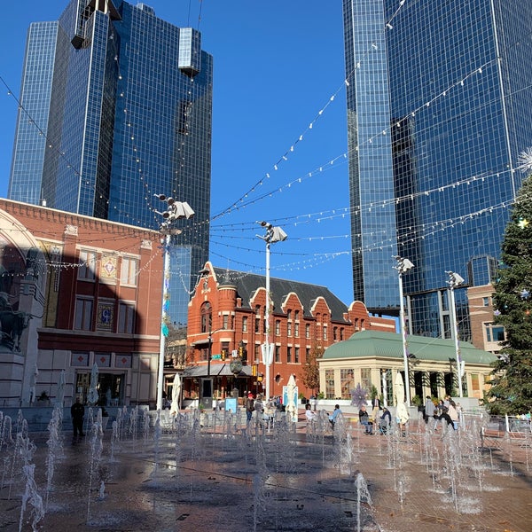 Photo taken at Sundance Square by Mansour on 12/1/2019