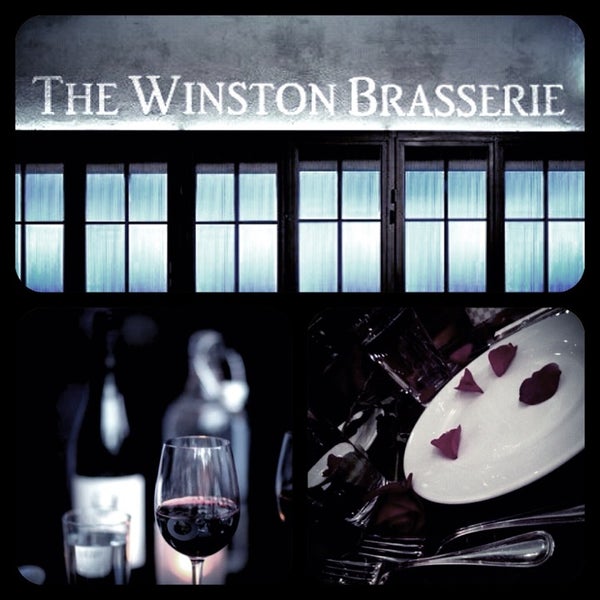 รูปภาพถ่ายที่ The Winston Brasserie โดย Özge C. เมื่อ 6/24/2013
