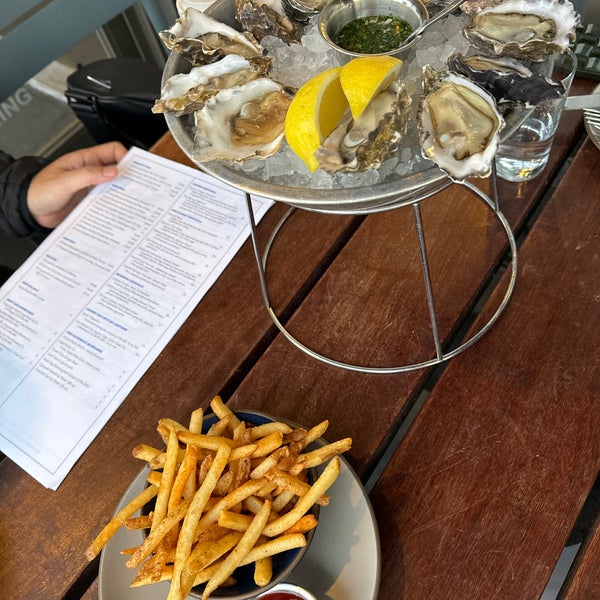 Photo taken at Hog Island Oyster Co. by Jade H. on 3/21/2024