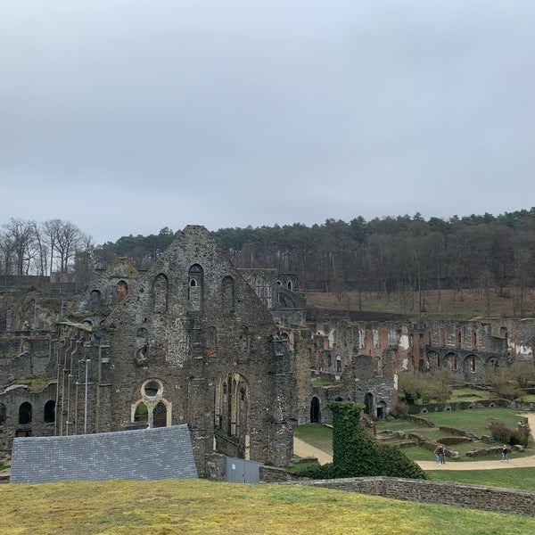 Photo taken at Abbaye de Villers by Robin B. on 2/27/2021