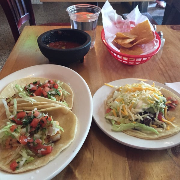 The tacos are yummy. The pricing is reasonable. The staff is polite.