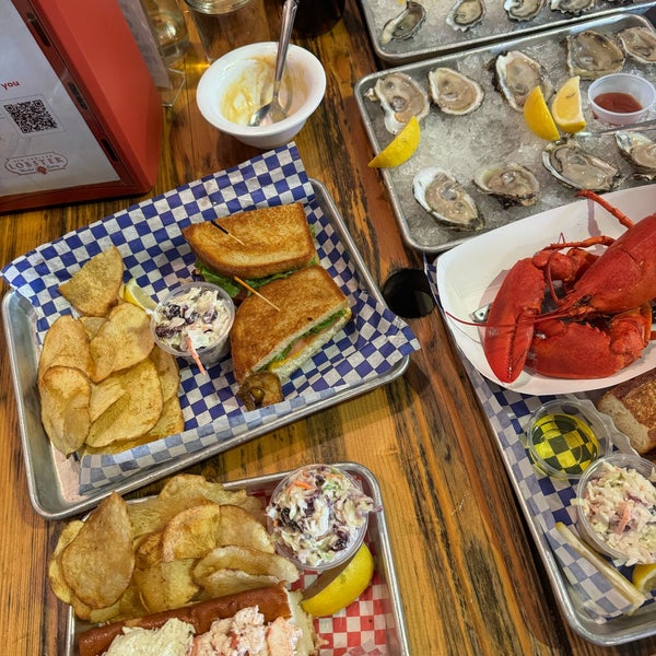 Photo taken at New England Lobster Market &amp; Eatery by Steph T. on 11/5/2023