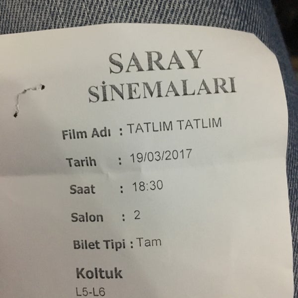 Photo prise au Saray Sinemaları par Özlem Ç. le3/19/2017