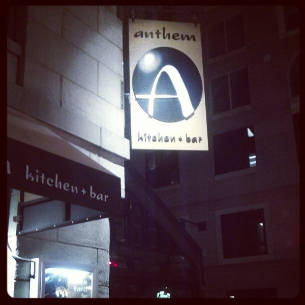 Photo taken at Anthem Kitchen &amp; Bar by Chad O. on 2/13/2013
